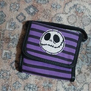 Disney Purple and Black Striped Wallet